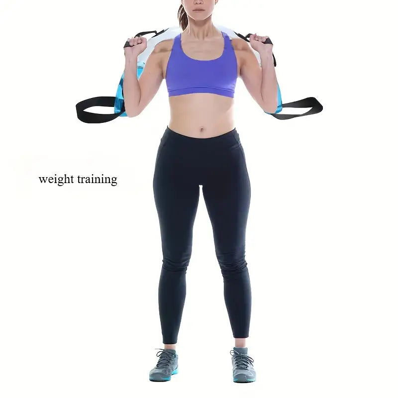 Fitness water bag exercise, portable and portable, with an environmentally friendly material capacity of 15kg