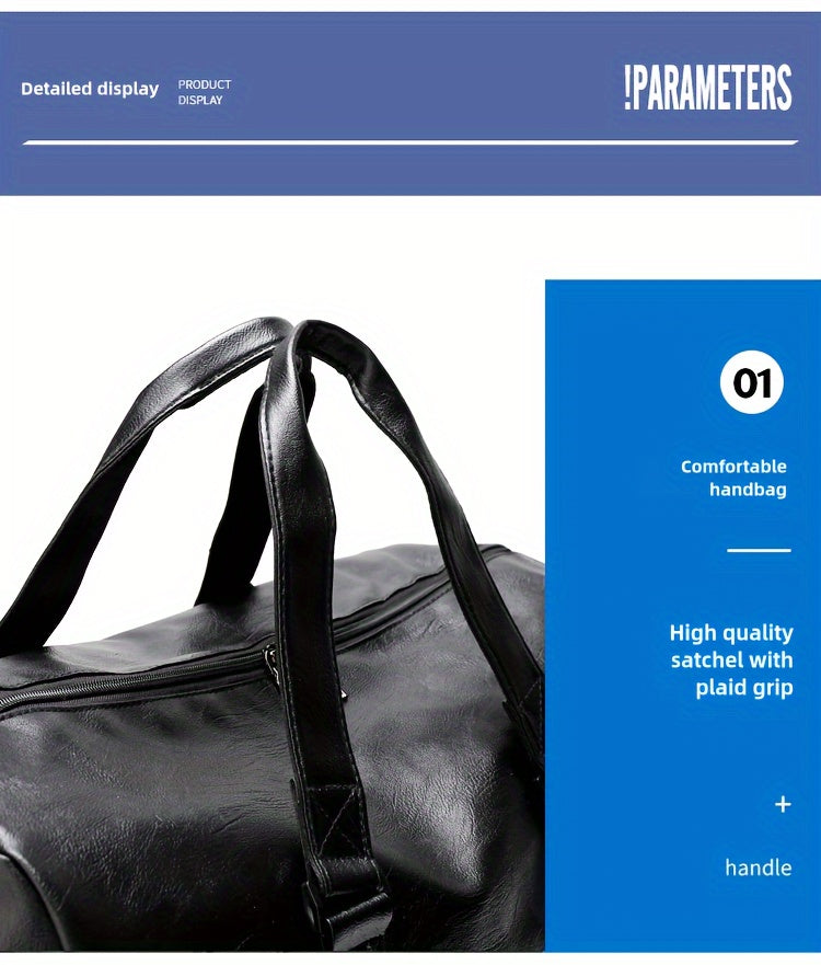 Sport Fitness Bag, Travel Bag, Black Stylish Business Travel Bag