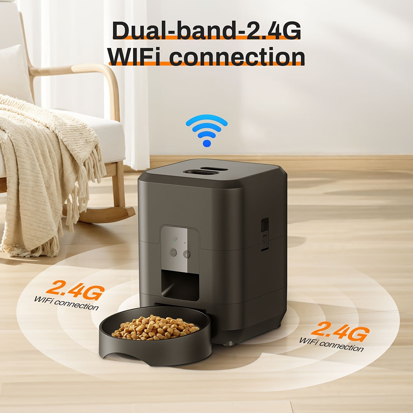 2L Tuya Smart WiFi Pet Feeder