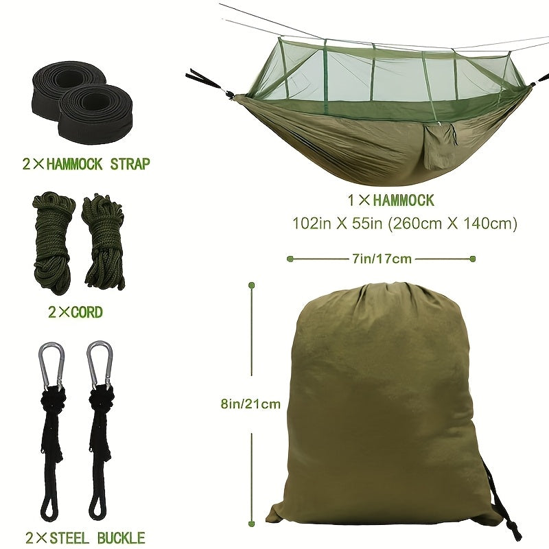 Outdoor Camping Portable Hammock with Mosquito Net