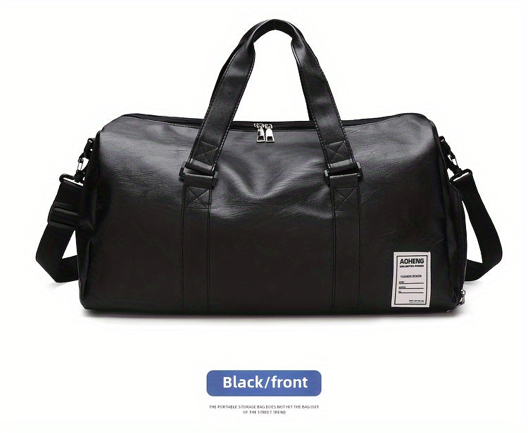 Sport Fitness Bag, Travel Bag, Black Stylish Business Travel Bag