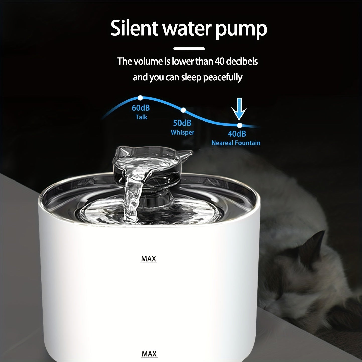 Cat Water Fountain