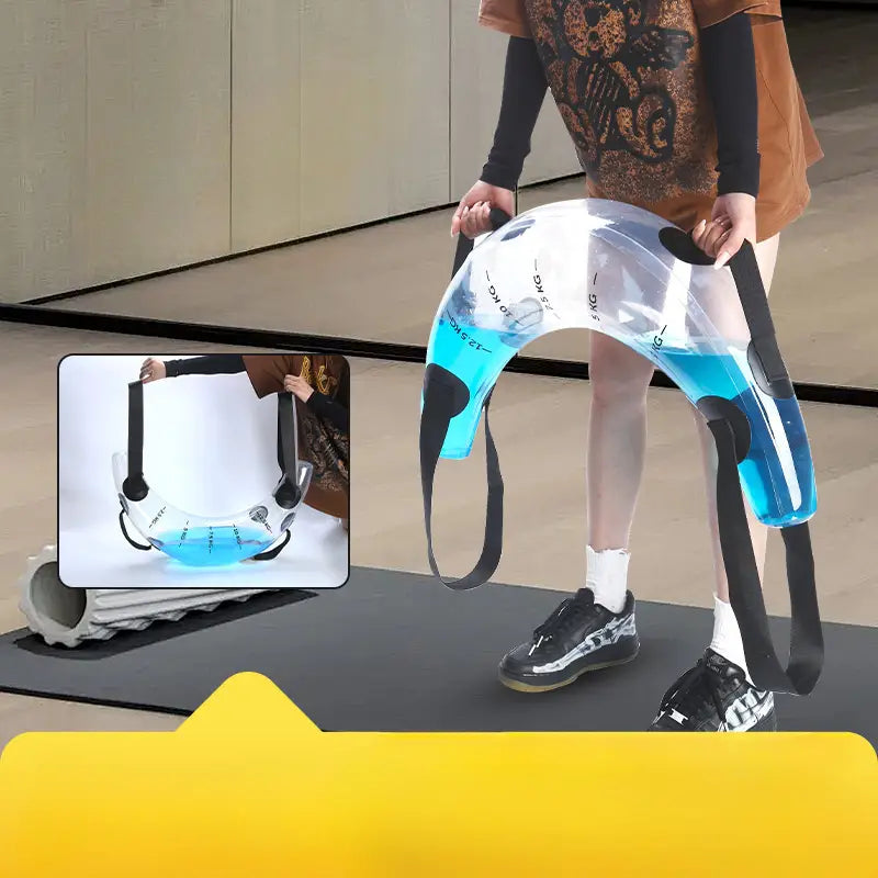 Fitness water bag exercise, portable and portable, with an environmentally friendly material capacity of 15kg