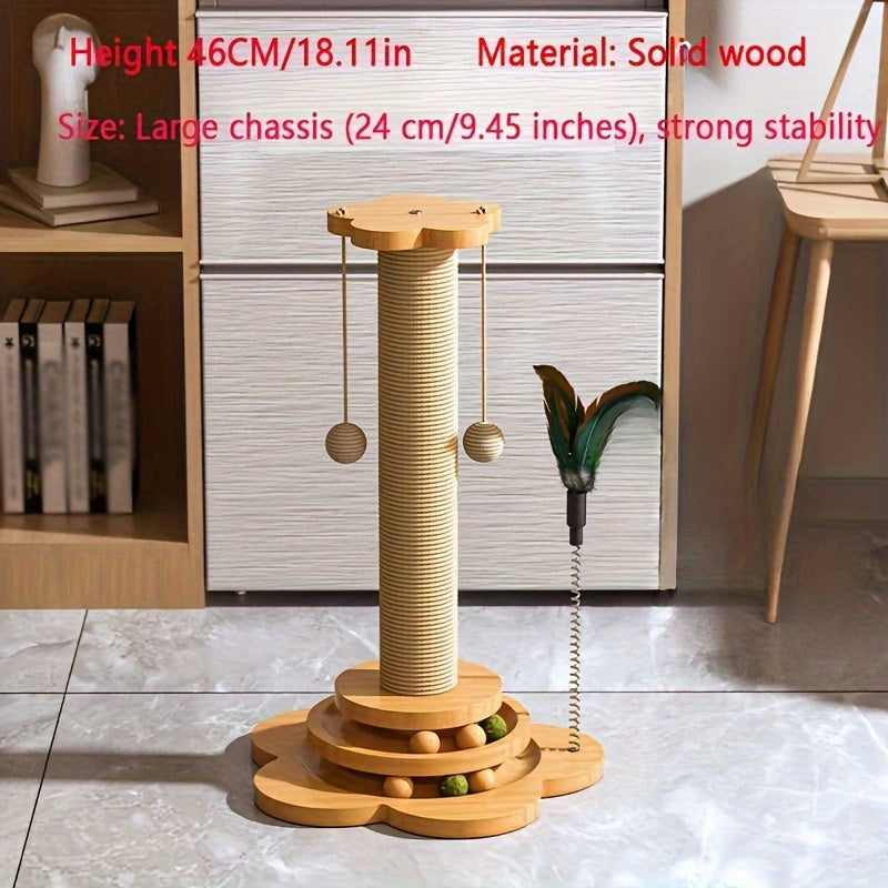 Cat Teaser Stick,Cat Scratching Post,