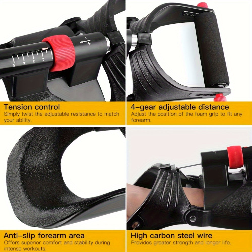 Portable adjustable wrist exerciser