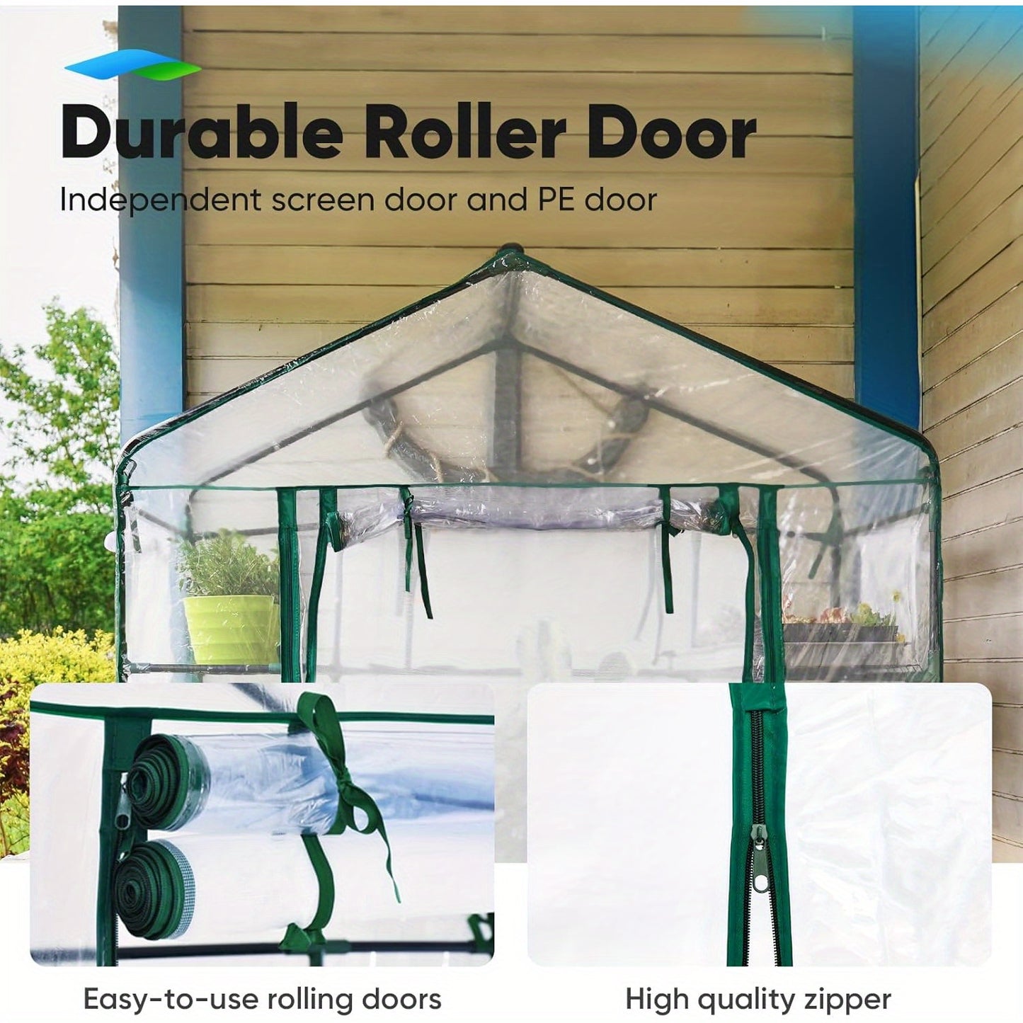 Outdoor Portable Walk-In Greenhouse