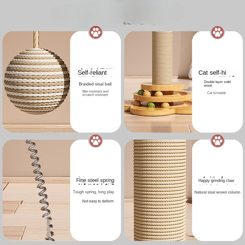 Cat Teaser Stick,Cat Scratching Post,