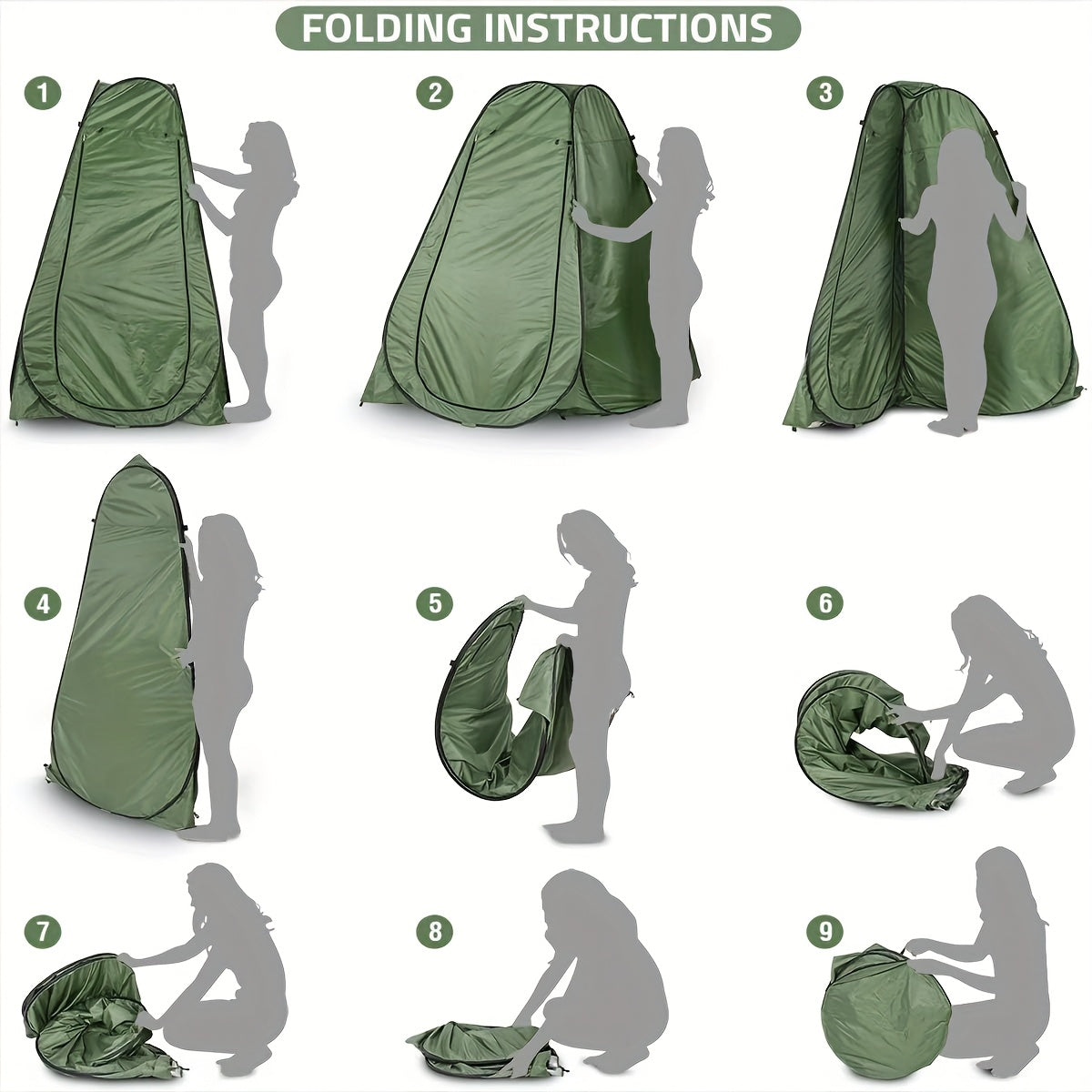 Outdoor Pop-up Shower Tent Outdoor Changing Room