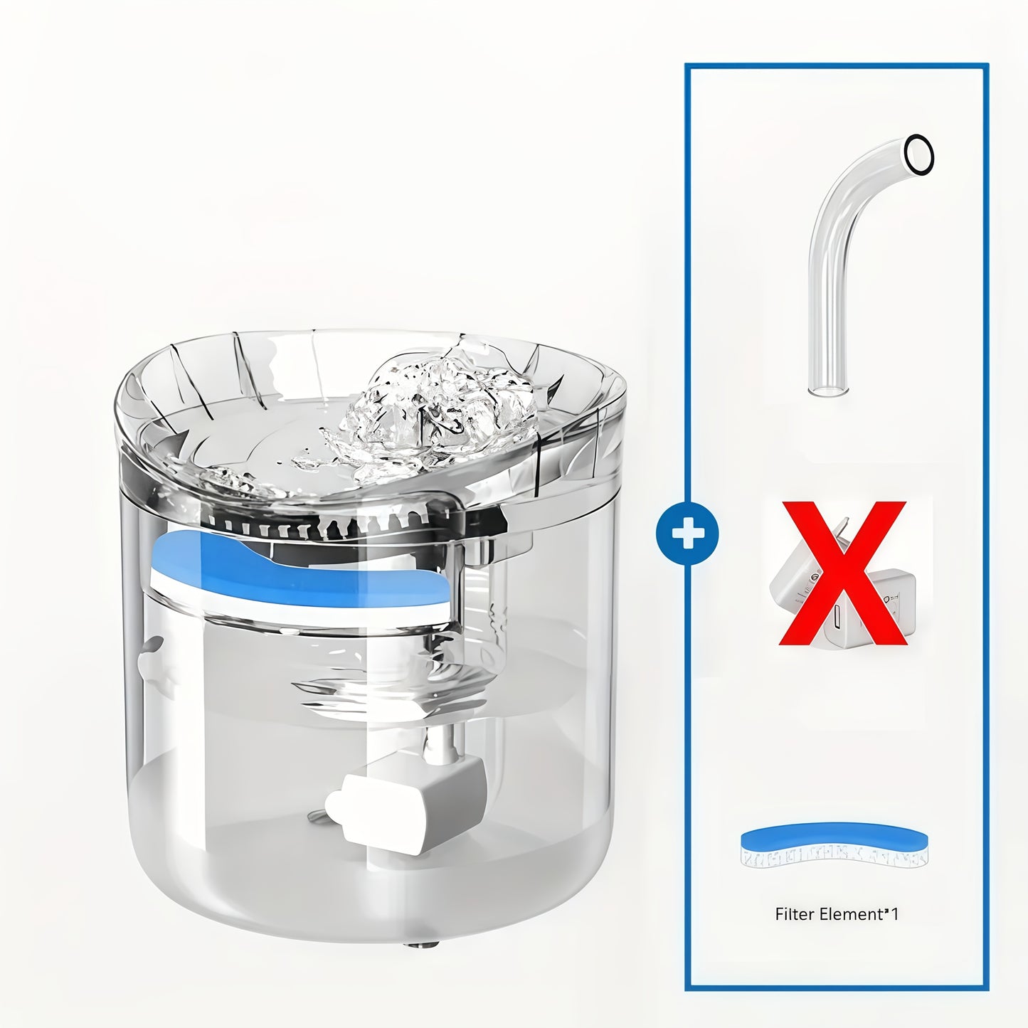 Transparent Pet Water Dispenser