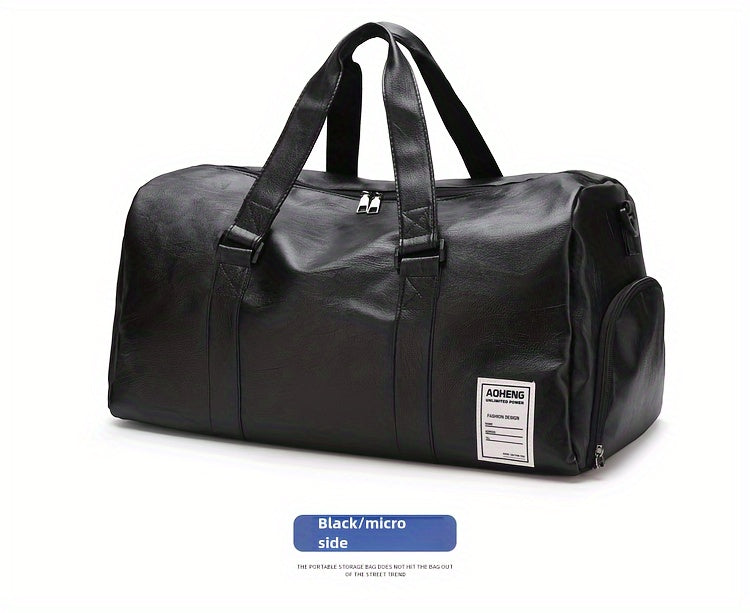 Sport Fitness Bag, Travel Bag, Black Stylish Business Travel Bag