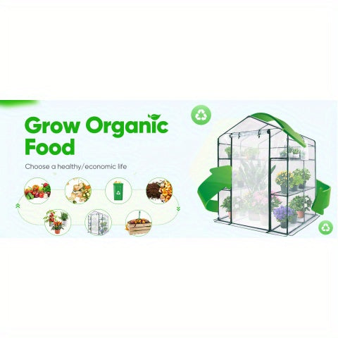 Outdoor Portable Walk-In Greenhouse