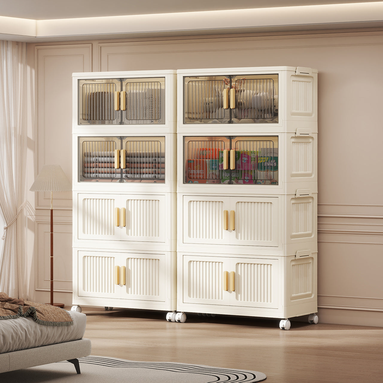 Multi-layer movable storage box