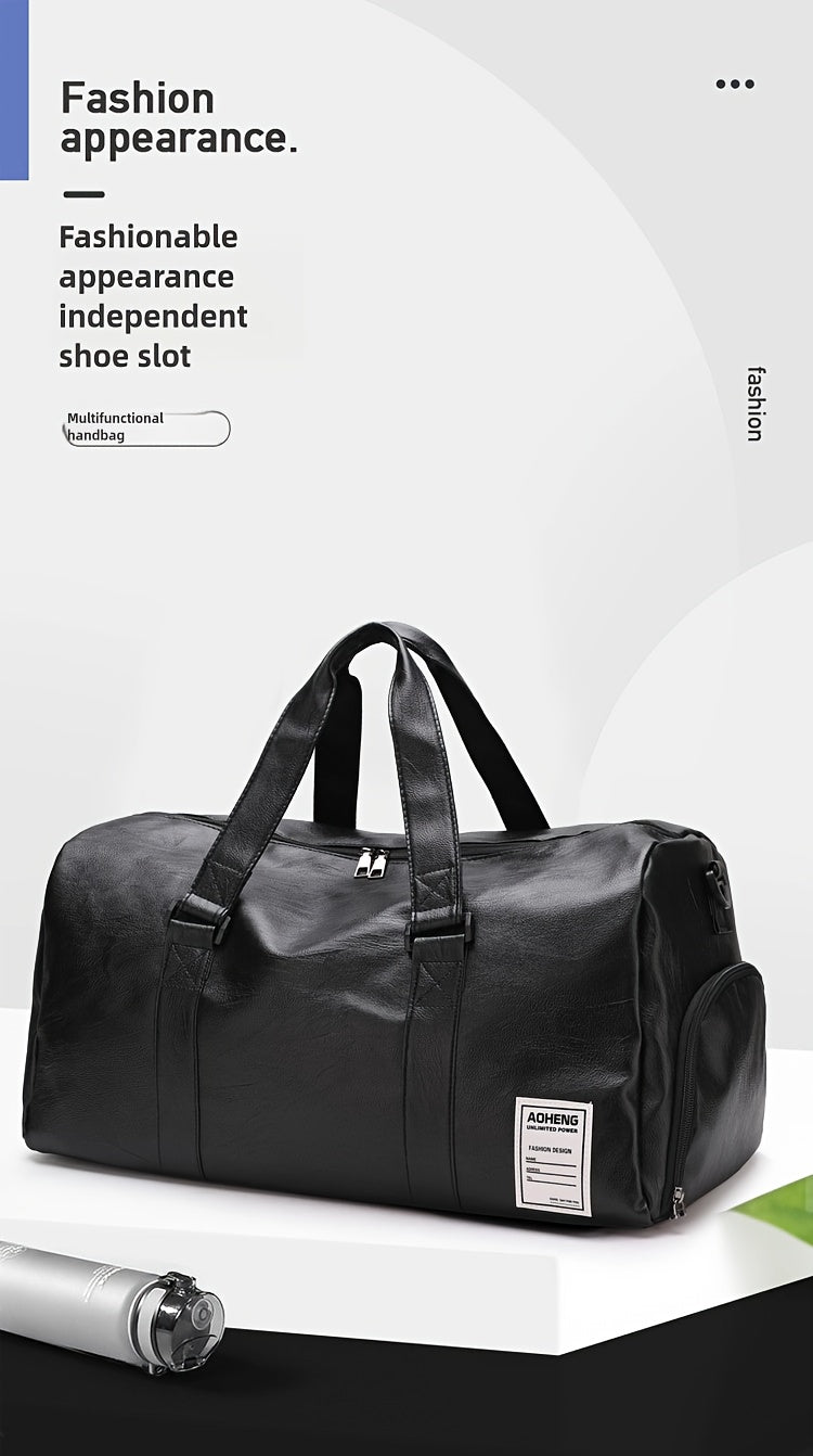 Sport Fitness Bag, Travel Bag, Black Stylish Business Travel Bag