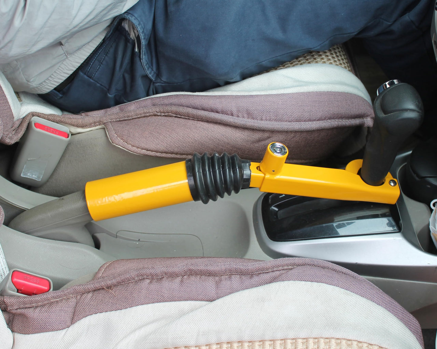 Handbrake to GearStick Lock Gear - Fits Manual and Automatic Cars