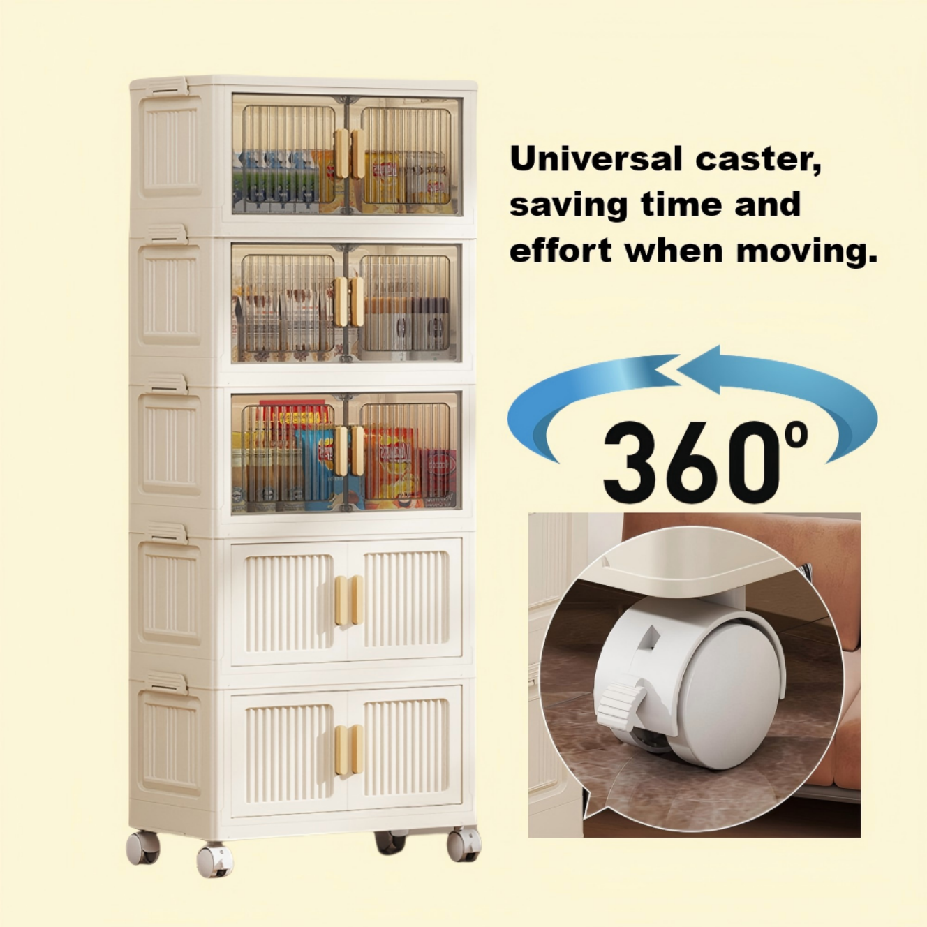Multi-layer movable storage box
