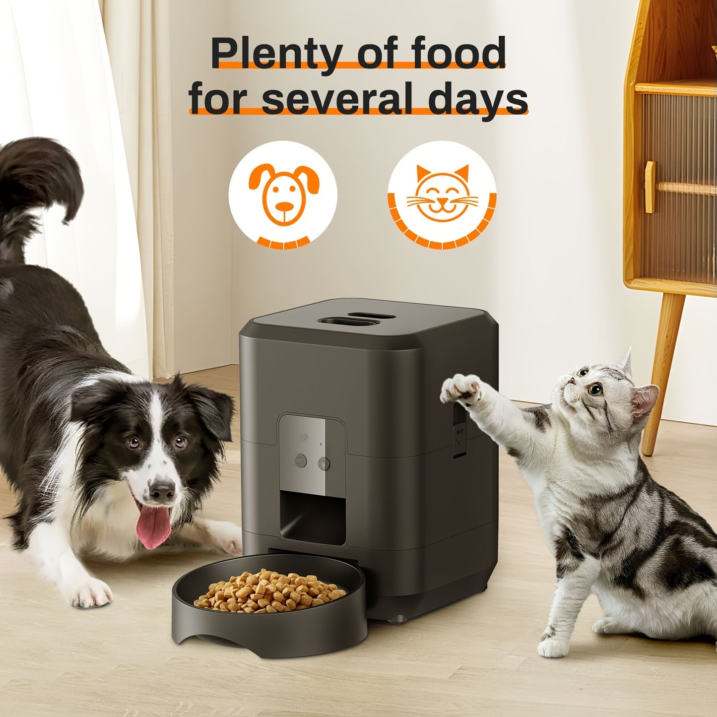 2L Tuya Smart WiFi Pet Feeder