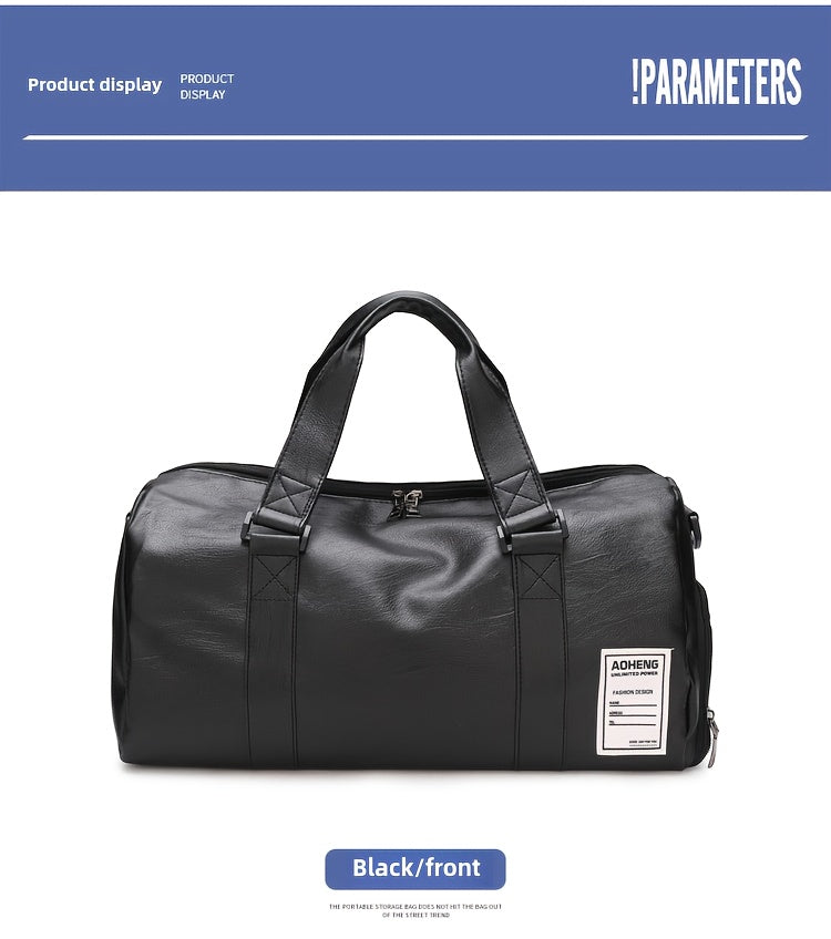 Sport Fitness Bag, Travel Bag, Black Stylish Business Travel Bag