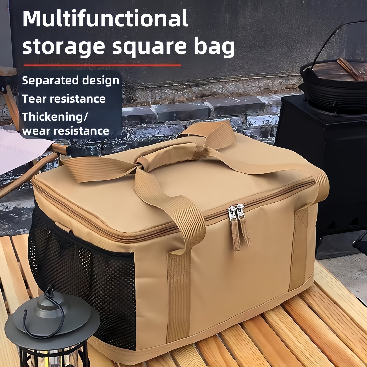 Outdoor camping cookware storage bag