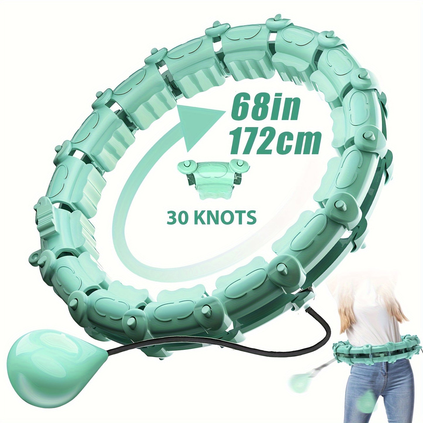 Adjustable silent fitness ring