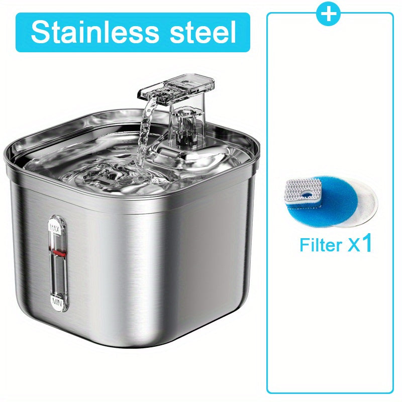Stainless Steel Cat Water Fountain