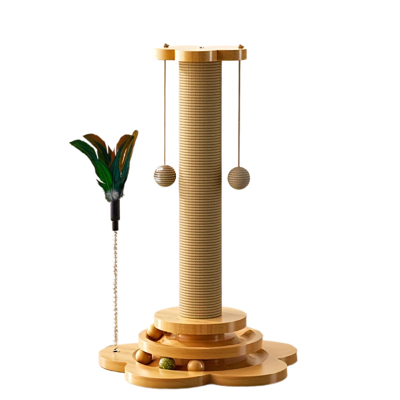 Cat Teaser Stick，Cat Scratching Post，