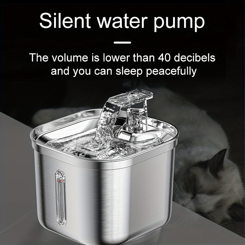 Stainless Steel Cat Water Fountain