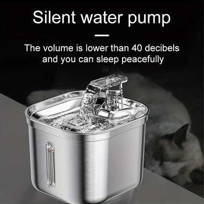 Stainless Steel Cat Water Fountain