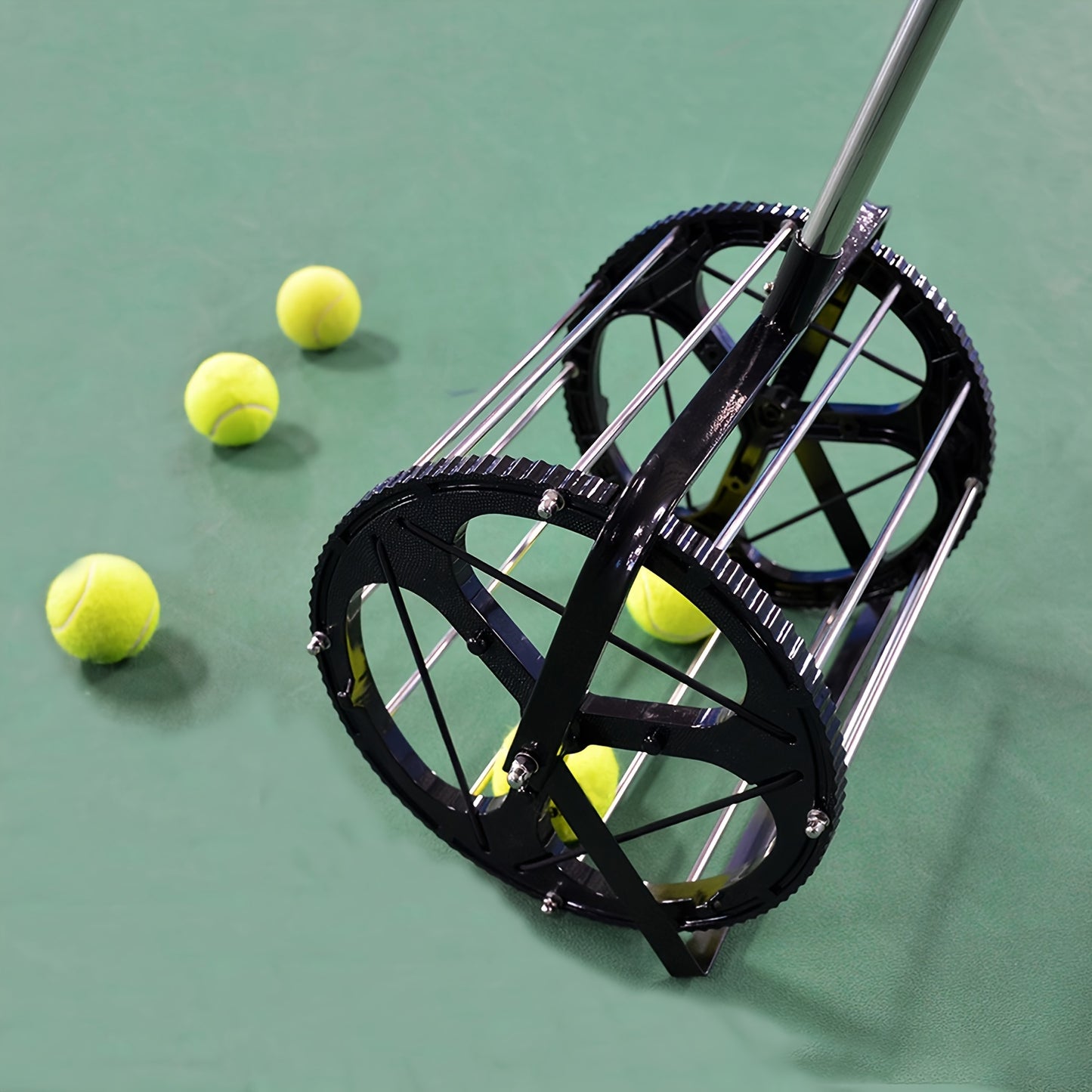 Stainless Steel Tennis Ball Picker Basket, Multi-Ball Training Machine
