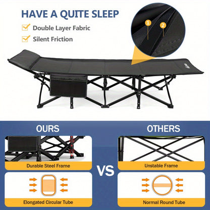 Outdoor Oxford Cloth Portable Travel Camping Bed