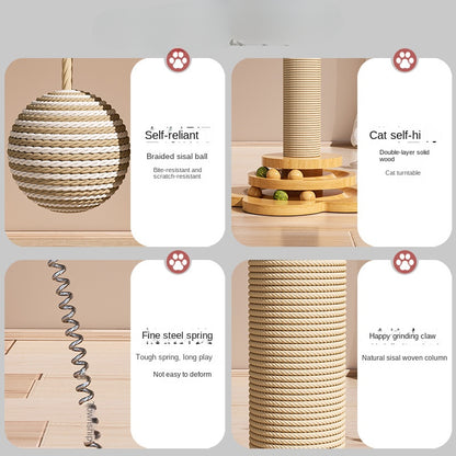 Cat Teaser Stick，Cat Scratching Post，