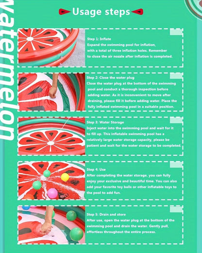 Outdoor watermelon swimming pool water equipment