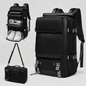 The computer backpack with a shoe compartment