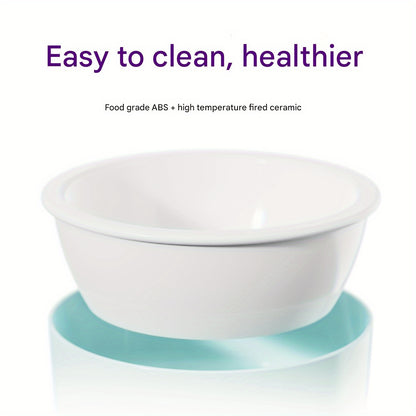 Height-adjustable ceramic cat bowl