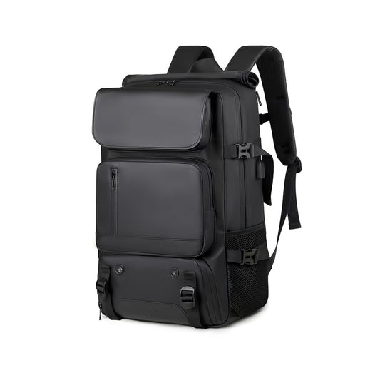 The computer backpack with a shoe compartment