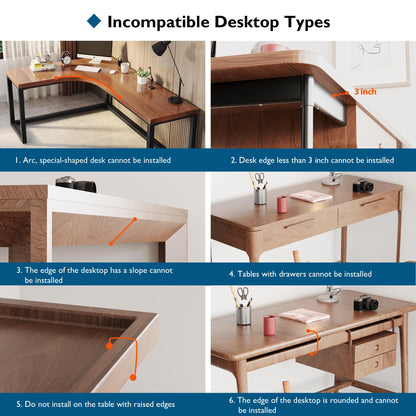 BONTEC Adjustable Arm Rest for Desk