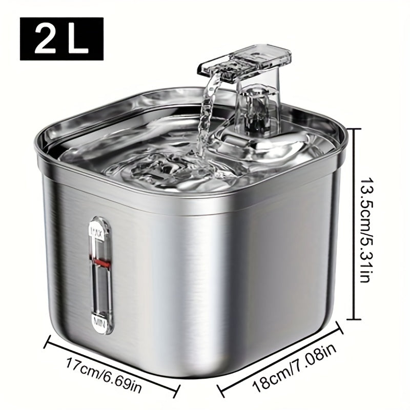 Stainless Steel Cat Water Fountain