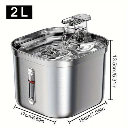 Stainless Steel Cat Water Fountain