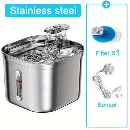 Stainless Steel Cat Water Fountain