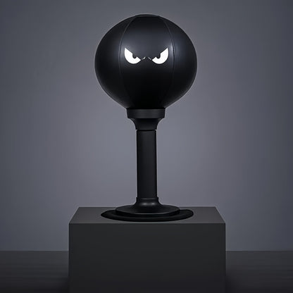 GMMLAIJH Portable Speed Ball for Boxing Training, Elite Anger Bags for Advanced And Aspiring Boxers, Relax And Skill Enhancement, Durable PVC Material with Desktop Design, Black