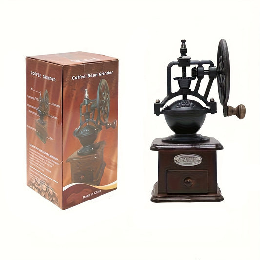 Vintage Hand-Crank Coffee Machine