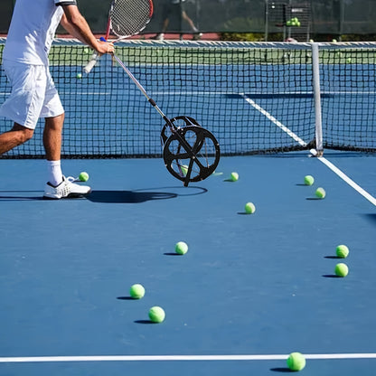 Stainless Steel Tennis Ball Picker Basket, Multi-Ball Training Machine