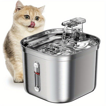Stainless Steel Cat Water Fountain