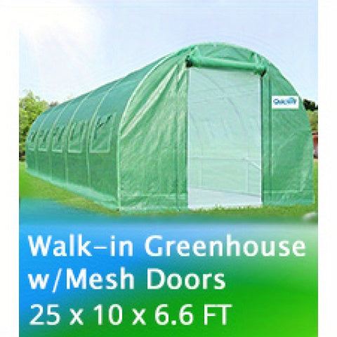 Quictent 142.24cm x 142.24cm x 195.58cm Heavy-Duty PVC Walk-In Greenhouse