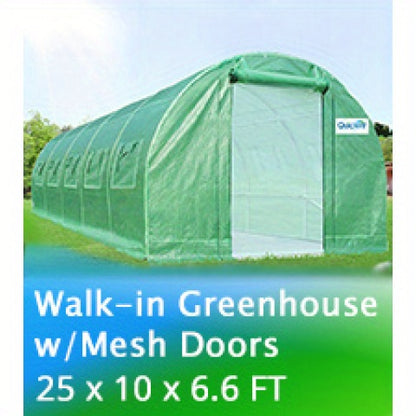 Quictent 142.24cm x 142.24cm x 195.58cm Heavy-Duty PVC Walk-In Greenhouse