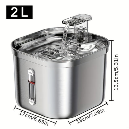 Stainless Steel Cat Water Fountain