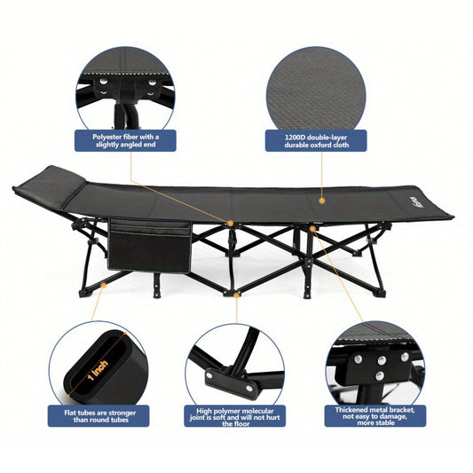 Outdoor Oxford Cloth Portable Travel Camping Bed