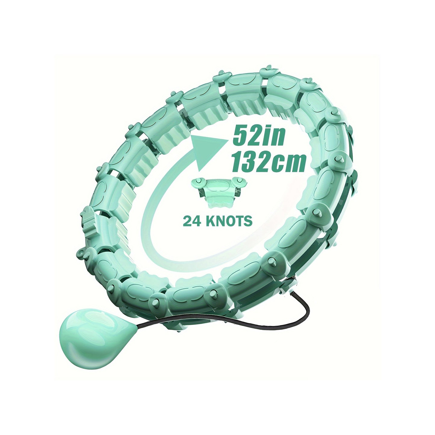Adjustable silent fitness ring
